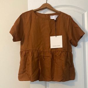 Tradlands Nico Top, Burnt Sienna, Small